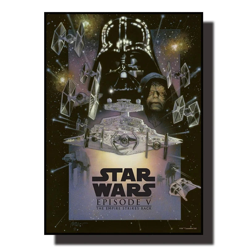 Peinture Décorative sur Toile STAR WARS, Art Mural de Film, Affiche Rétro, Cadeau de Décoration de Maison, Impression Esthétique / Star Wars Canvas Decorative Painting Movie Art Mural Retro Poster Modern Home Wall Decoration Gift and Printing Aesthetic