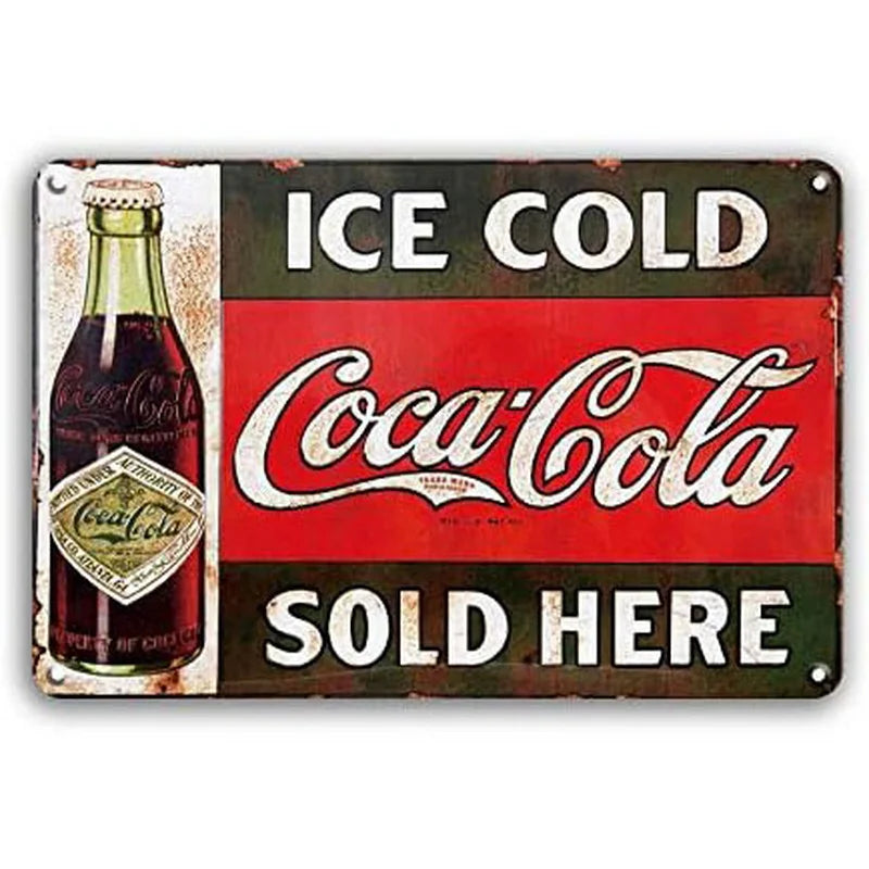 Plaques en Métal Rétro : Keepos, Pizza, Gâteaux, Cola, Aliments, Boissons, Décoration murale Maison, Bars, Restaurants / Keepos Pizza Cake Cola Foods Drinking Metal Signs Posters Plate, Wall Decor for Restaurant Bars, Retro Poster Plaque