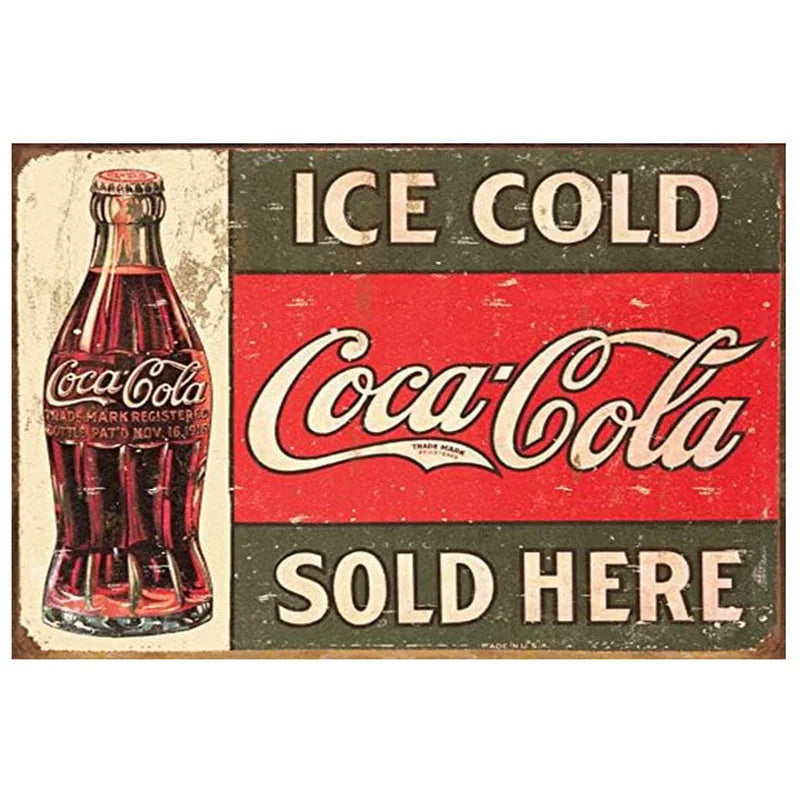 Plaques en Métal Rétro : Keepos, Pizza, Gâteaux, Cola, Aliments, Boissons, Décoration murale Maison, Bars, Restaurants / Keepos Pizza Cake Cola Foods Drinking Metal Signs Posters Plate, Wall Decor for Restaurant Bars, Retro Poster Plaque