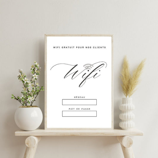 Wifi Password printable, wifi password download, wifi password business, wifi sign for guest room, password log printable,wifi sign template