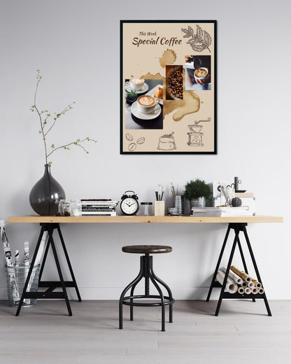 Digital Poster "This Week - Special Coffee", Coffee Poster, JPG Format with Resolution of 300 dpi, Printing possible from A2 to A6 Format