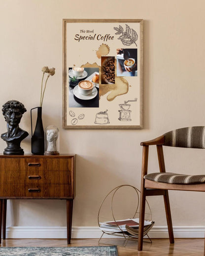Digital Poster "This Week - Special Coffee", Coffee Poster, JPG Format with Resolution of 300 dpi, Printing possible from A2 to A6 Format
