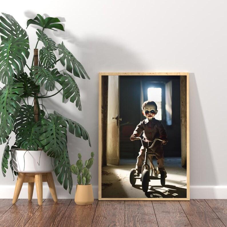 Affiche Imprimée A3 Qualité Premium - Horreur, Art Mural Halloween, Illustration Gothique, Poster Automne, Décoration Murale