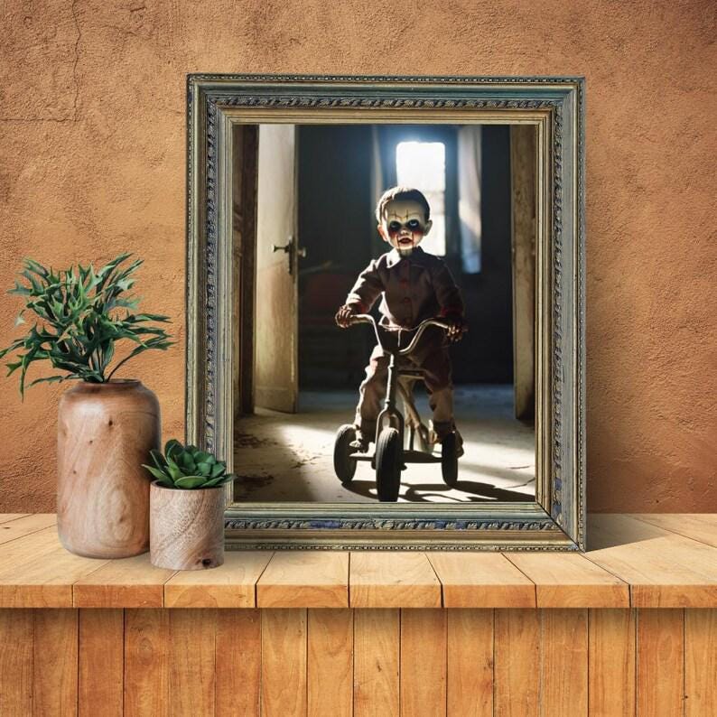 Affiche Imprimée A3 Qualité Premium - Horreur, Art Mural Halloween, Illustration Gothique, Poster Automne, Décoration Murale