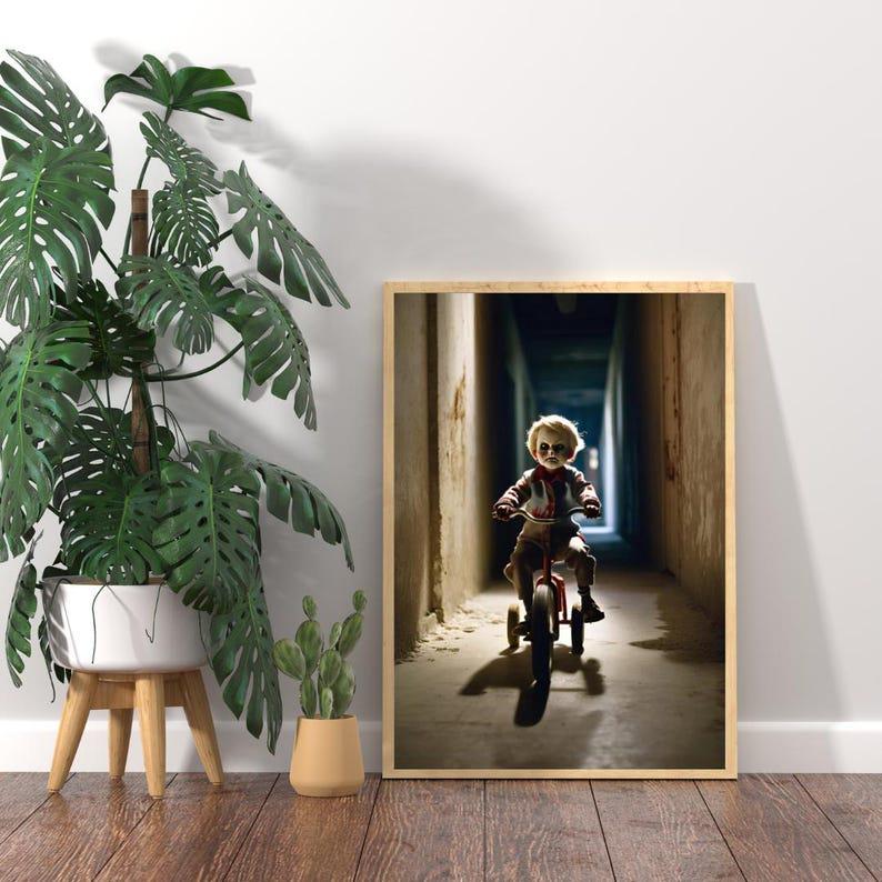 Affiche Imprimée A3 Qualité Premium - Horreur, Art Mural Halloween, Illustration Gothique, Poster Automne, Décoration Murale