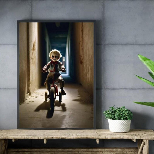 Affiche Imprimée A3 Qualité Premium - Horreur, Art Mural Halloween, Illustration Gothique, Poster Automne, Décoration Murale