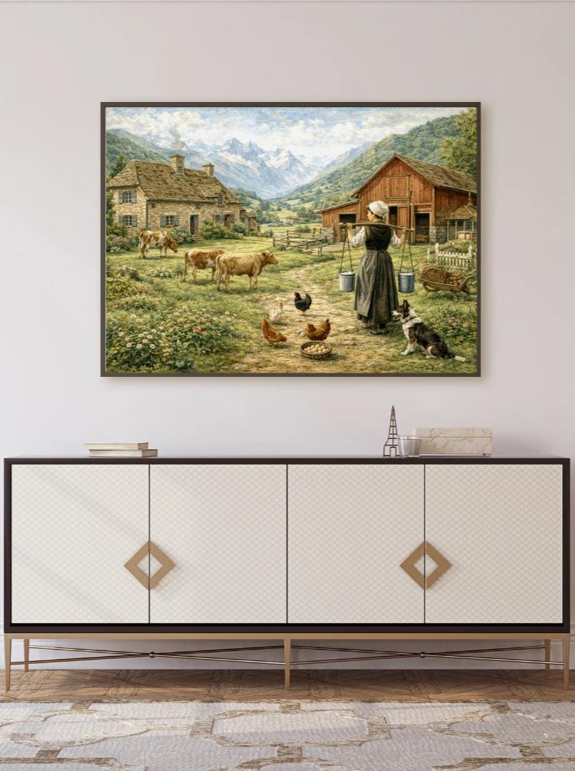 Affiche imprimée "Édition Premium" – La Ferme d'antan