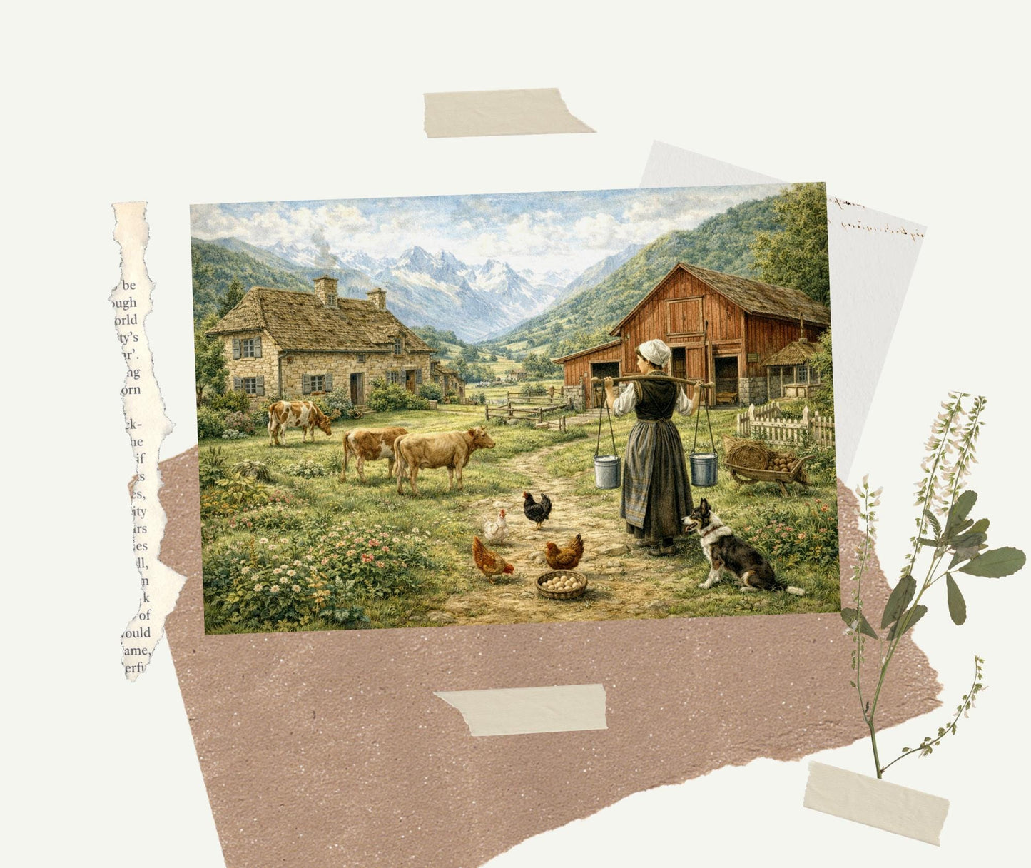 Photo Décorative HD 10x14,8 cm Sans Cadre – Tirage Art Prêt à Encadrer – Décoration à Poser Bureau, Étagère, Meuble – Idée Cadeau Intérieur