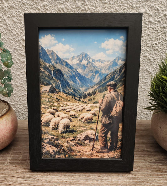 Photo Décorative HD 10x14,8 cm Avec ou Sans Cadre – Tirage Art Encadré ou À Encadrer – Décoration à Poser ou à Accrocher au mur, Idée Cadeau