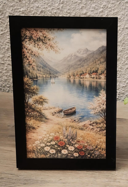 Photo Décorative HD 10x14,8 cm Avec ou Sans Cadre – Tirage Art Encadré ou À Encadrer – Décoration à Poser ou à Accrocher au mur, Idée Cadeau