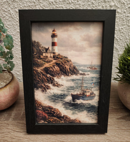 Photo Décorative HD 10x14,8 cm Avec ou Sans Cadre – Tirage Art Encadré ou À Encadrer – Décoration à Poser ou à Accrocher au mur, Idée Cadeau