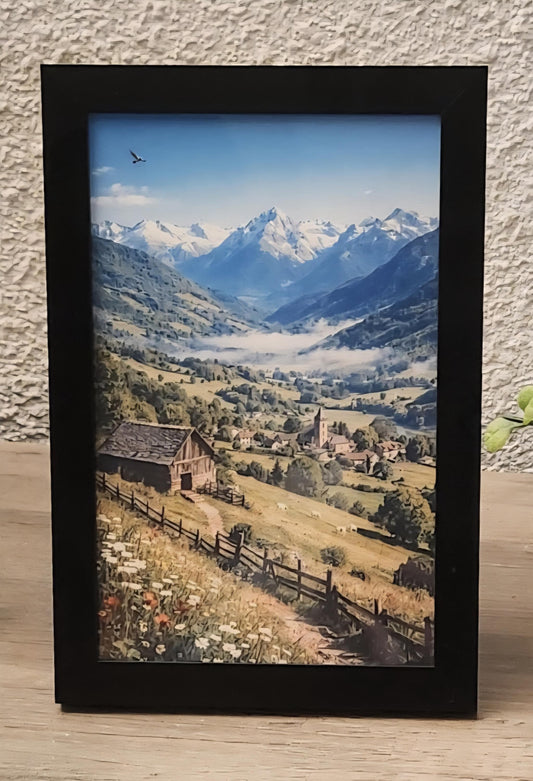 Photo Décorative HD 10x14,8 cm Avec ou Sans Cadre – Tirage Art Encadré ou À Encadrer – Décoration à Poser ou à Accrocher au mur, Idée Cadeau