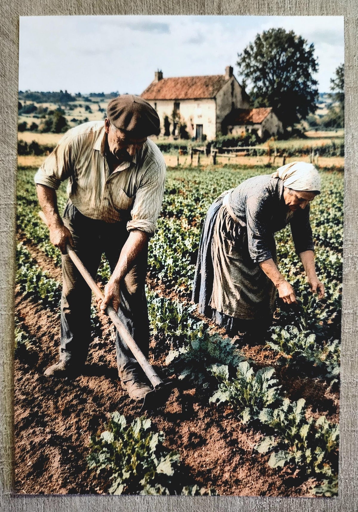 Affiche Imprimée Campagne & Travaux des champs, Art, Poster d'antan – Édition Premium – Art Rural Authentique, Conçue et Imprimée en France