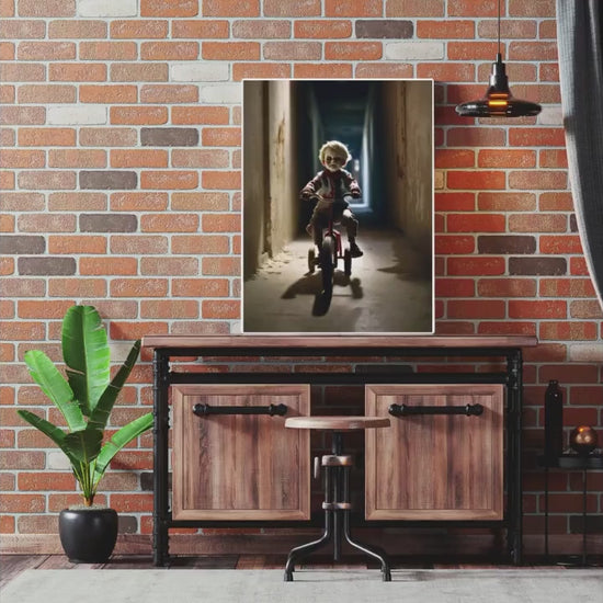 Affiche Imprimée A3 Qualité Premium - Horreur, Art Mural Halloween, Illustration Gothique, Poster Automne, Décoration Murale