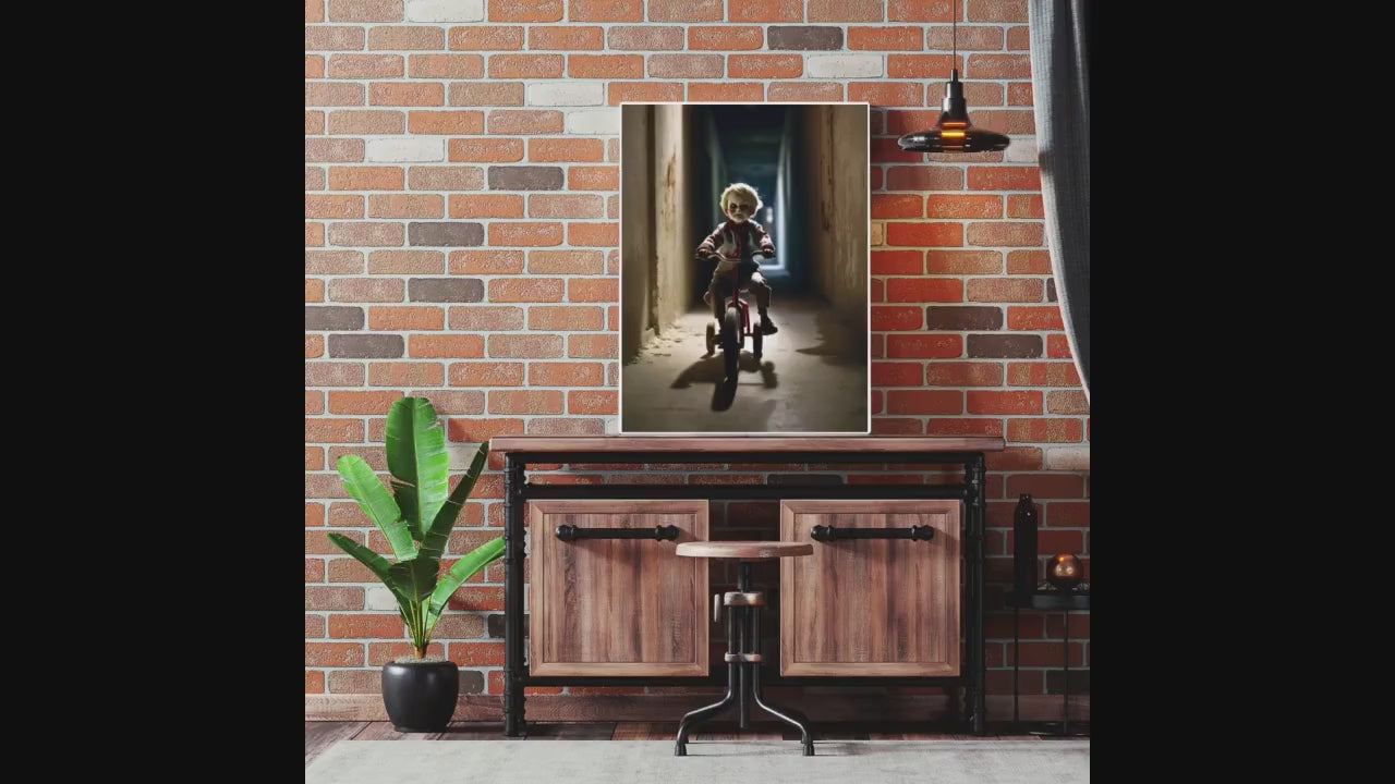 Affiche Imprimée A3 Qualité Premium - Horreur, Art Mural Halloween, Illustration Gothique, Poster Automne, Décoration Murale