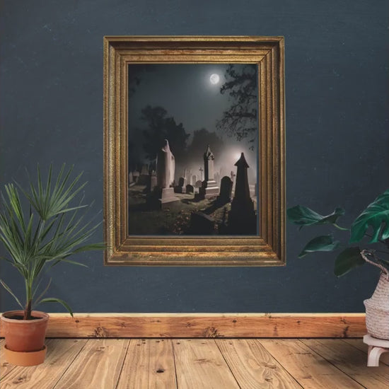 Affiche Imprimée A3 Qualité Premium - Horreur, Art Mural Halloween, Illustration Gothique, Poster Automne, Décoration Murale